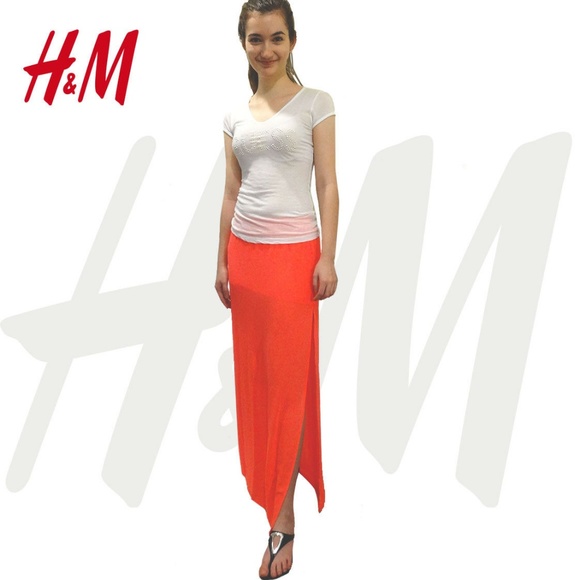 H&M Chiffon Short and Long Skirt w Elastic WB Sz 2 - Picture 1 of 3